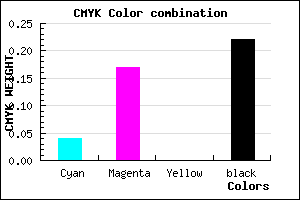 #BFA5C7 color CMYK mixer