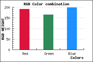 rgb background color #BFA5C7 mixer