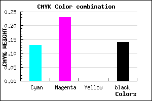 #BFA9DB color CMYK mixer