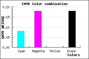 #BFAAD0 color CMYK mixer