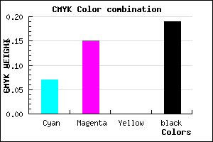 #BFB0CE color CMYK mixer
