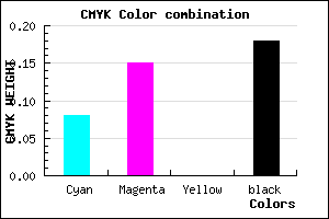 #BFB0D0 color CMYK mixer