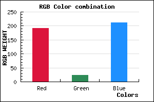 rgb background color #BF17D4 mixer