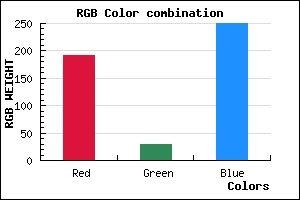 rgb background color #BF1DFA mixer