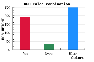 rgb background color #BF1FF9 mixer