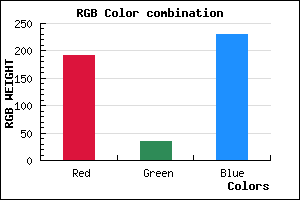 rgb background color #BF22E6 mixer