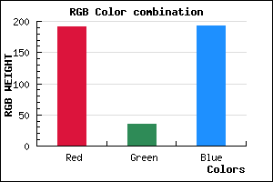rgb background color #BF23C1 mixer