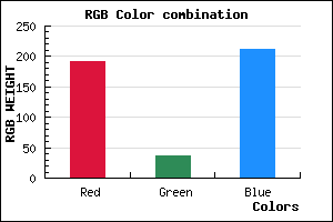rgb background color #BF24D4 mixer