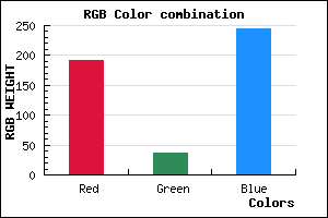 rgb background color #BF24F4 mixer