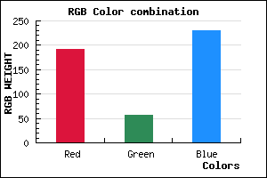 rgb background color #BF38E6 mixer