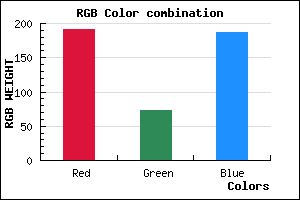 rgb background color #BF49BB mixer