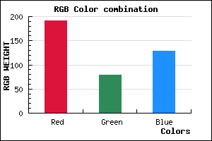 rgb background color #BF4F81 mixer