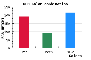 rgb background color #BF5AD8 mixer