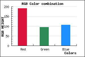 rgb background color #BF5F6A mixer