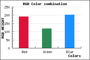 rgb background color #C077CB mixer