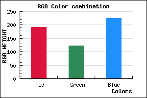 rgb background color #C07BE1 mixer