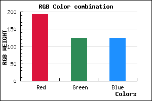 rgb background color #C07C7C mixer
