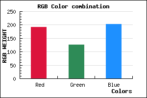 rgb background color #C07ECA mixer