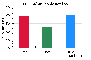 rgb background color #C07FCB mixer