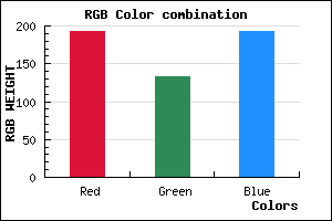 rgb background color #C085C1 mixer