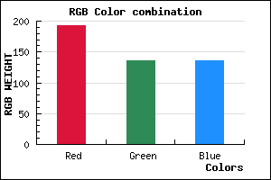 rgb background color #C08888 mixer