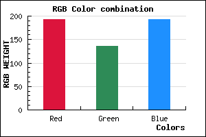 rgb background color #C088C0 mixer