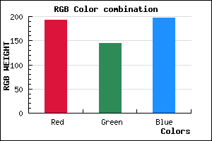 rgb background color #C091C5 mixer