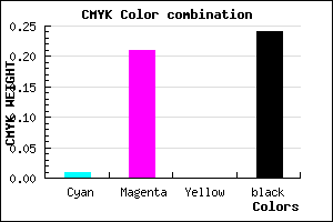 #C09AC2 color CMYK mixer