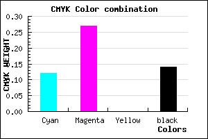#C09FDB color CMYK mixer