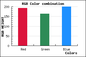 rgb background color #C0A4C8 mixer
