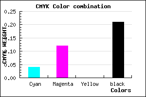 #C0B1C9 color CMYK mixer