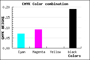 #C0BCCE color CMYK mixer