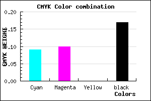 #C0BED4 color CMYK mixer