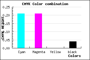 #C0C0F4 color CMYK mixer