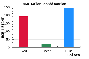 rgb background color #C016F5 mixer
