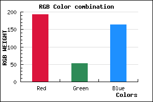 rgb background color #C034A3 mixer
