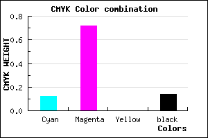 #C03DDB color CMYK mixer