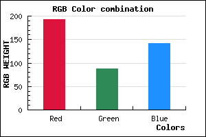rgb background color #C0588E mixer