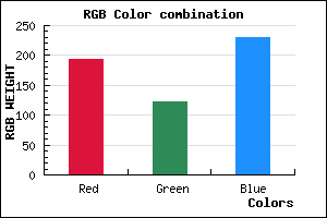 rgb background color #C17AE6 mixer