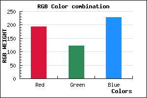 rgb background color #C17BE5 mixer