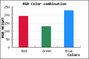 rgb background color #C181E5 mixer