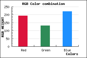 rgb background color #C184DC mixer