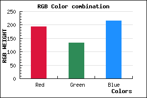 rgb background color #C185D7 mixer