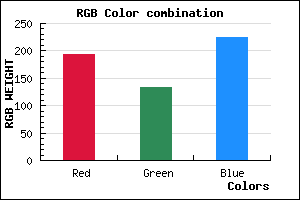 rgb background color #C185E1 mixer