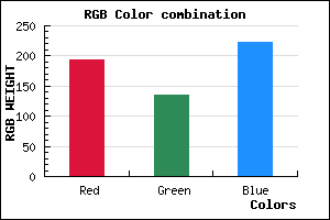 rgb background color #C187DF mixer