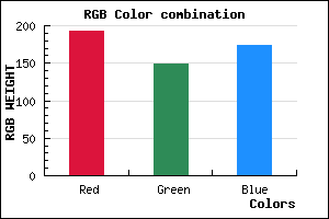 rgb background color #C195AE mixer