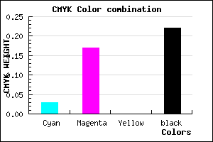 #C1A5C7 color CMYK mixer