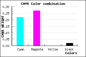 #C1B5F9 color CMYK mixer