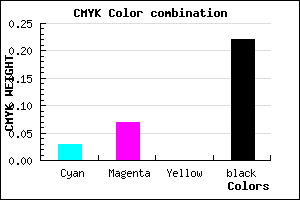 #C1B8C6 color CMYK mixer