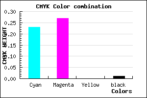 #C1B8FC color CMYK mixer